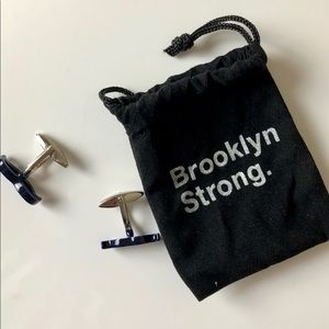 Brooklyn Strong mustache Cufflinks *FAST SHIPPING*